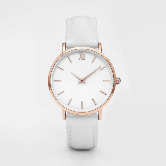 Women Watches Leather Quartz Watch