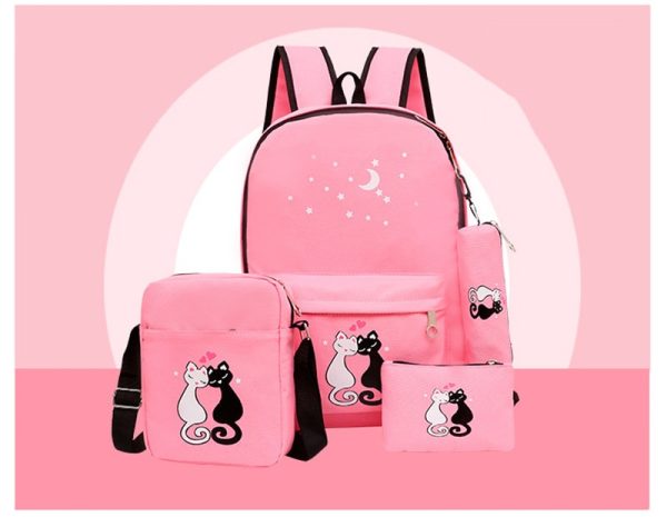 4-piece School Bag