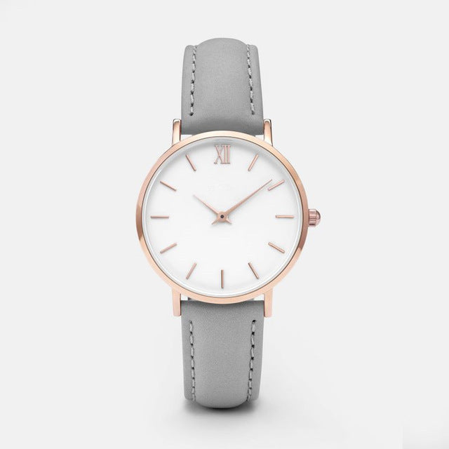 Women Watches Leather Quartz Watch