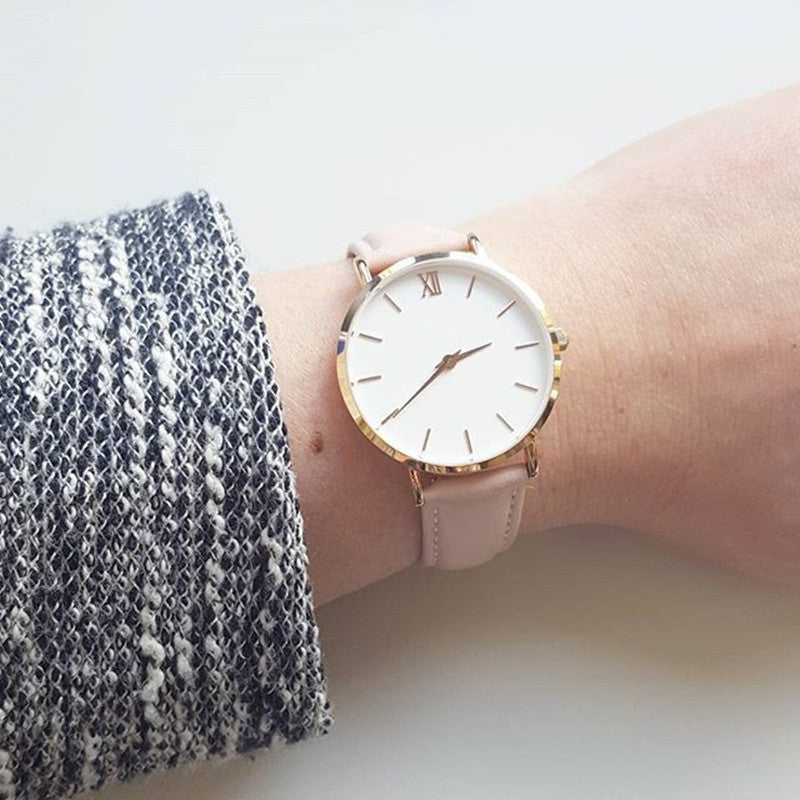 Women Watches Leather Quartz Watch