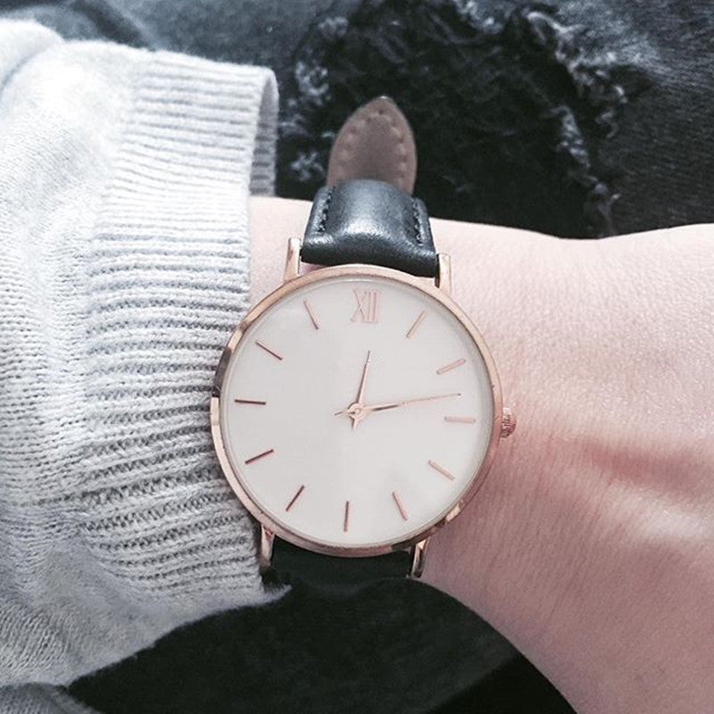 Women Watches Leather Quartz Watch