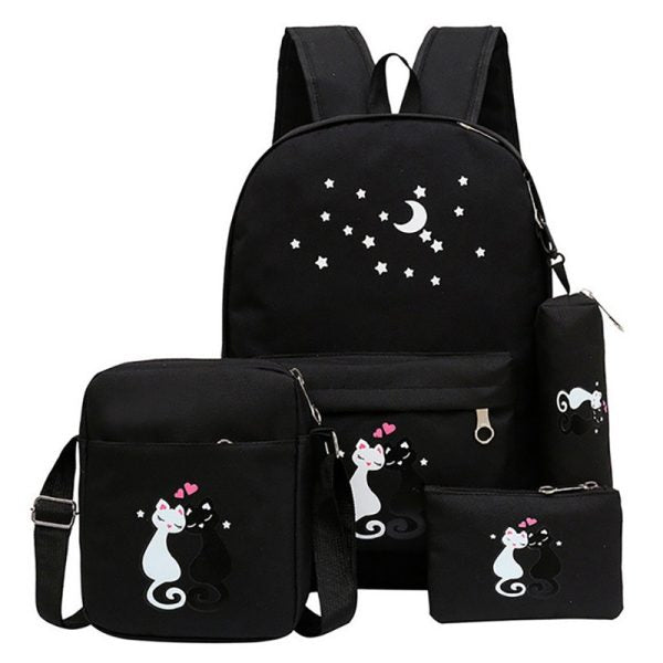 4-piece School Bag