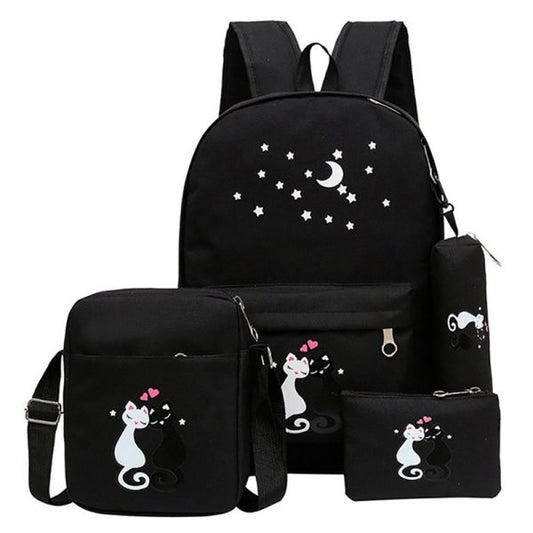 4-piece School Bag