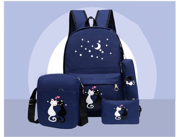 4-piece School Bag