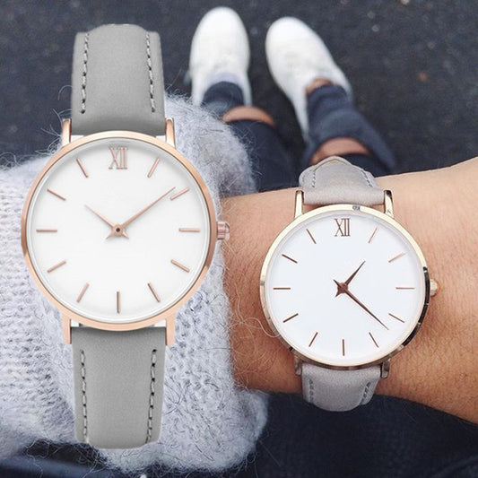 Women Watches Leather Quartz Watch