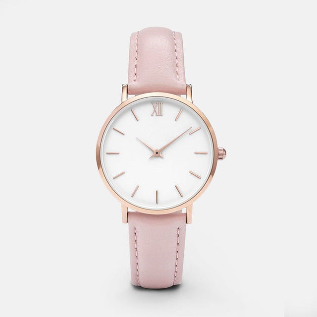 Women Watches Leather Quartz Watch