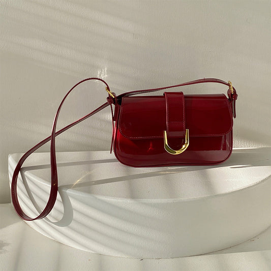 High-grade Patent Leather Shiny Bag Women's