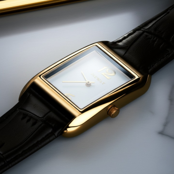 Luxury Rectangle Dial Waterproof Watch