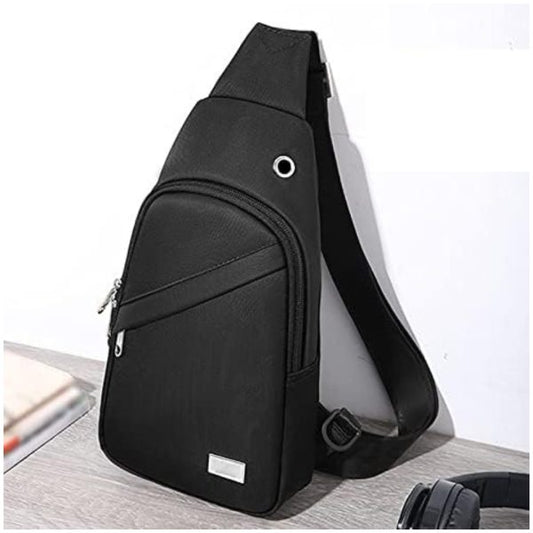 Minimalist Black Crossbody Sling Bag
