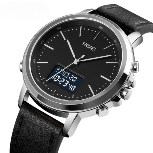 Men’s Digital  leather Watch