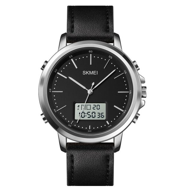 Men’s Digital  leather Watch