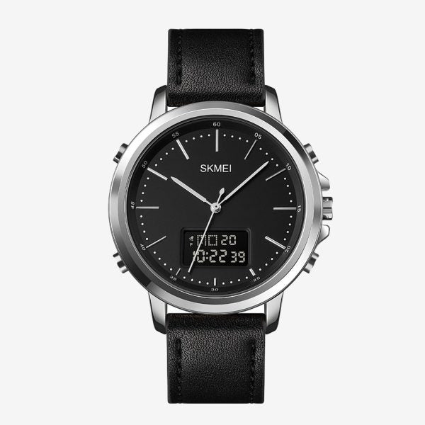Men’s Digital  leather Watch